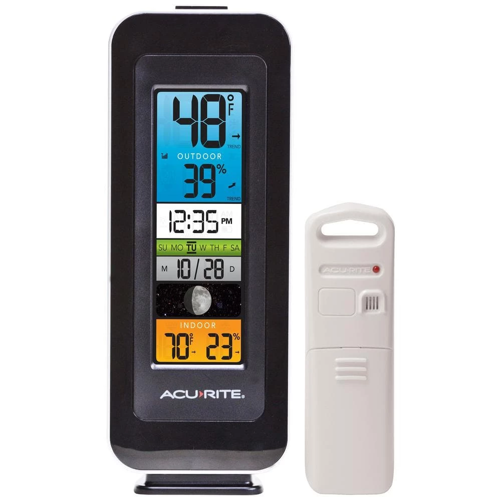 AcuRite Digital Color Display Wireless Indoor/Outdoor Thermometer 1 AcuRite Digital Color Display Wireless Indoor/Outdoor Thermometer