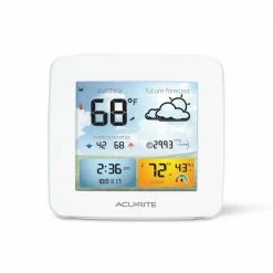 AcuRite Wireless Weather Forecaster Temperature and Humidity -Everbilt Sales Store acurite home weather stations 00524 4f 1000