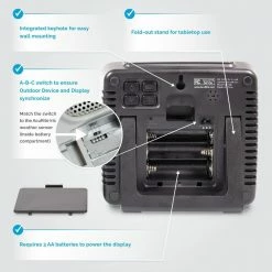 AcuRite Iris Weather Station with Mini Wireless Display for Temperature, Humidity, Wind Speed, Wind Direction, and Rainfall -Everbilt Sales Store acurite home weather stations 01122m fa 1000