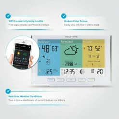 AcuRite Iris Direct-to-Wi-Fi Wireless Weather Station -Everbilt Sales Store acurite home weather stations 01527mcb 4f 1000