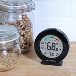 AcuRite Pro Accuracy Indoor Temperature and Humidity Monitor with Alarms -Everbilt Sales Store acurite outdoor hygrometers 01080m 1f 1000