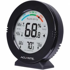 AcuRite Pro Accuracy Indoor Temperature and Humidity Monitor with Alarms