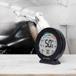 AcuRite Pro Accuracy Indoor Temperature and Humidity Monitor with Alarms -Everbilt Sales Store acurite outdoor hygrometers 01080m fa 1000