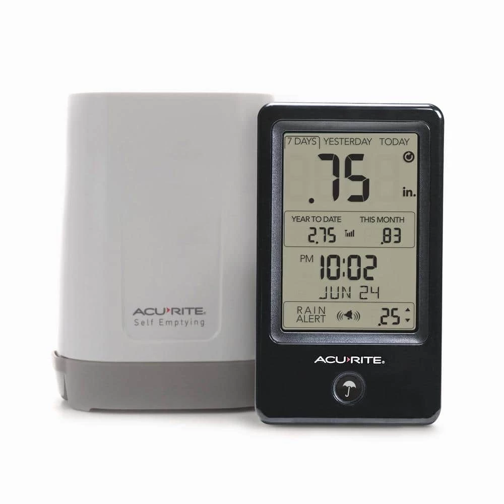 AcuRite Wireless Rain Gauge with Indoor Digital Display 1 AcuRite Wireless Rain Gauge with Indoor Digital Display