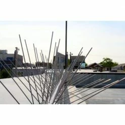 Bird-X Original Stainless Steel Bird Spikes 100 ft. Pigeons Starlings Blackbirds Seagulls 6 in. Coverage -Everbilt Sales Store bird x animal barriers sts 100 76 1000