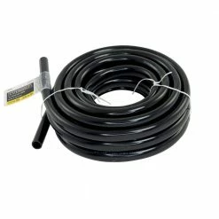 Everbilt 1/2 in. O.D. x 3/8 in. I.D. x 20 ft. Black Vinyl Tube