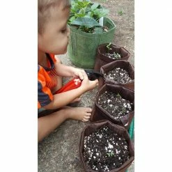 Root Pouch 1 Gal. Boxer Brown Breathable Fabric Planting Containers and Pots Planter (10-Pack) -Everbilt Sales Store brown root pouch grow bags bb900 01 4f 1000