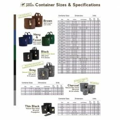 Root Pouch Breathable 7 Gal. Fabric Planting Containers and Pots Planter No Handles (5-Pack) -Everbilt Sales Store brown root pouch grow bags bb900 07 1f 1000