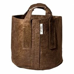 Root Pouch 35 Gal. Boxer Brown Breathable Fabric Planting Containers and Pots with Handles (1-Pack)