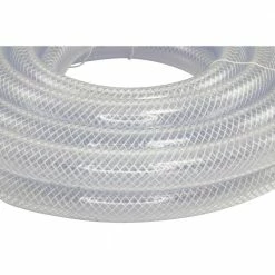 Everbilt 1-3/8 in. O.D. x 1 in. I.D. x 25 ft. PVC Braided Vinyl Tube -Everbilt Sales Store clear everbilt hydroponic irrigation tubing hkp002 pvc007 40 1000