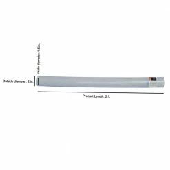 Everbilt 2 in. O.D. x 1-1/2 in. I.D. x 24 in. Clear PVC Braided Vinyl Tube -Everbilt Sales Store clear everbilt hydroponic irrigation tubing hkp002 pvc009 d4 1000