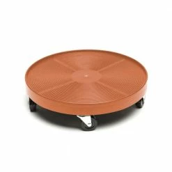 Devault Enterprises 16 in. Terra Cotta Plant Dolly/Caddy without Hole