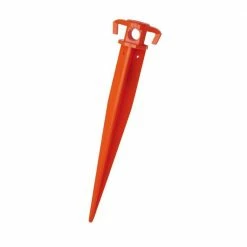 Everbilt 11 in. Orange Plastic Ground Stake