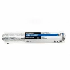 Everbilt 3 in. x 25 ft. Flexible Aluminum Foil Duct -Everbilt Sales Store everbilt flexible ductwork af325ulphd a0 1000