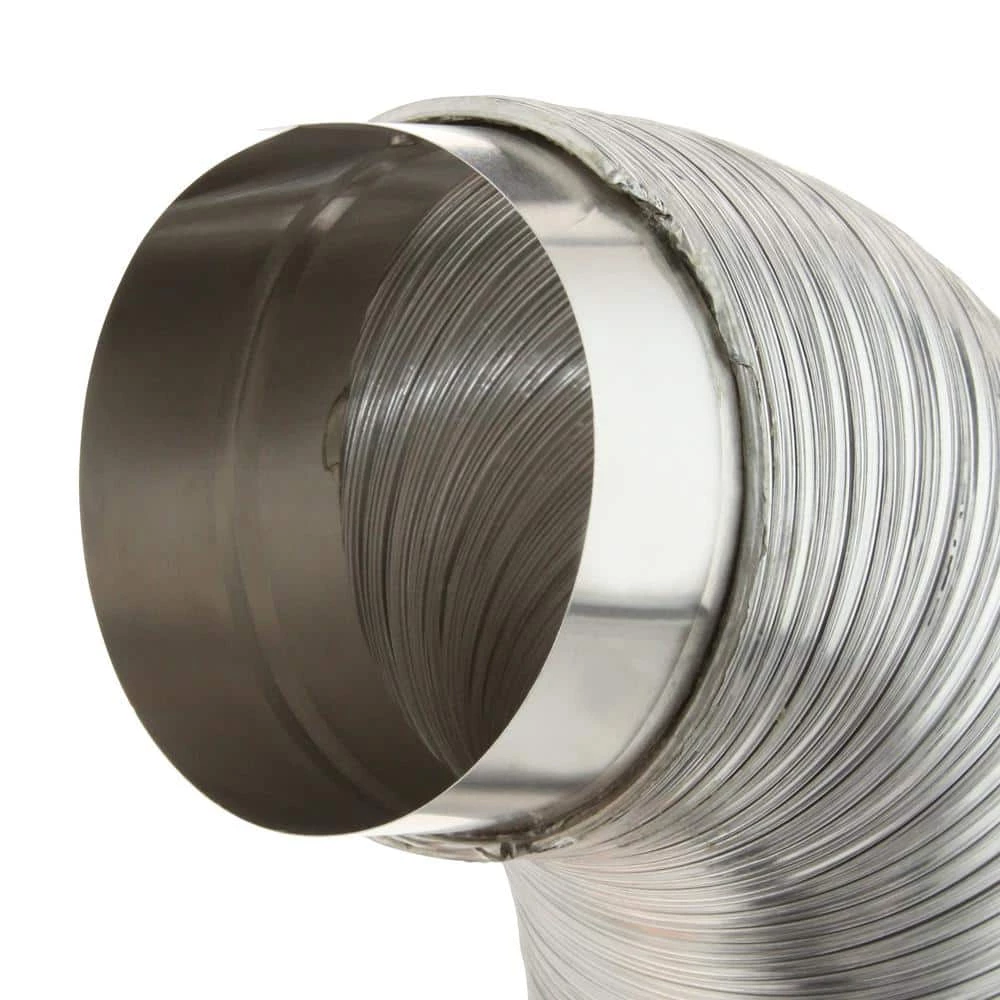 Everbilt 4 in. x 6 ft. Semi-Rigid Duct with Collars 2 Everbilt 4 in. x 6 ft. Semi-Rigid Duct with Collars - Image 2