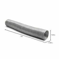 Everbilt 7 in. x 8 ft. Semi-Rigid Flexible Aluminum Duct -Everbilt Sales Store everbilt flexible ductwork mfx78xhd 1f 1000