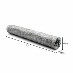 Everbilt 4 in. x 25 ft. Flexible Foil Duct -Everbilt Sales Store everbilt flexible ductwork td425phd 1f 1000