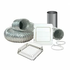 Everbilt 4 in. x 8 ft. Dryer Vent Kit with Guard