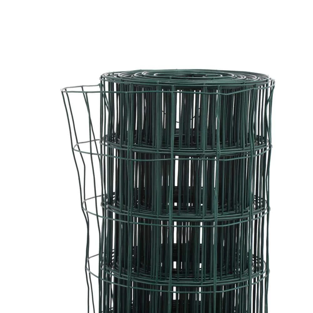 Everbilt 4 ft. x 50 ft. Green PVC Coated Welded Wire 2 Everbilt 4 ft. x 50 ft. Green PVC Coated Welded Wire - Image 2