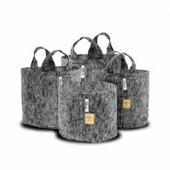 Root Pouch Starter Garden Kit 3 #3ga Grey Pots 3 #5 Grey Pots w/h 3 #7 Grey Pots w/h 3 #10 Grey Pots w/h