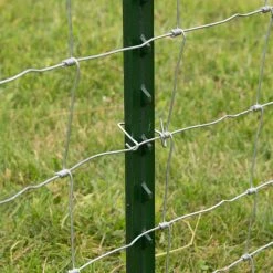 Everbilt 1-3/4 in. x 3-1/2 in. x 6 ft. Green Steel Fence T-Post -Everbilt Sales Store green everbilt garden fencing 901176eb 44 1000