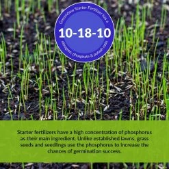 GreenView 48 lbs. Starter Fertilizer, Covers 15,000 sq. ft. (10-18-10) 7 GreenView 48 lbs. Starter Fertilizer, Covers 15,000 sq. ft. (10-18-10) -Everbilt Sales Store greenview lawn fertilizers 2131185 1f 1000
