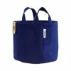 Root Pouch 5 Gal. Boxer Navy Breathable Fabric Planting Containers and Pots Planter with Handles (5-Pack)