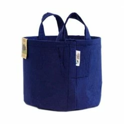Root Pouch 15 Gal. Boxer Navy Fabric Planting Containers and Pots Planter with Handles (5-Pack)