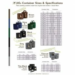 Root Pouch 25 Gal. Navy Breathable Boxer Fabric Planting Containers and Pots with Handles Planter -Everbilt Sales Store navy root pouch grow bags bn900 25h 1f 1000