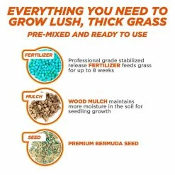 Pennington 35 lb. One Step Complete for Bermudagrass Areas with Mulch, Grass Seed, Fertilizer Mix -Everbilt Sales Store pennington grass seed 100522291 66 1000