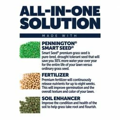 Pennington 35 lbs. Sun and Shade Lawn Booster with Smart Seed, Fertilizer and Soil Enhancers 14 Pennington 35 lbs. Sun and Shade Lawn Booster with Smart Seed, Fertilizer and Soil Enhancers -Everbilt Sales Store pennington grass seed 100540513 1f 1000