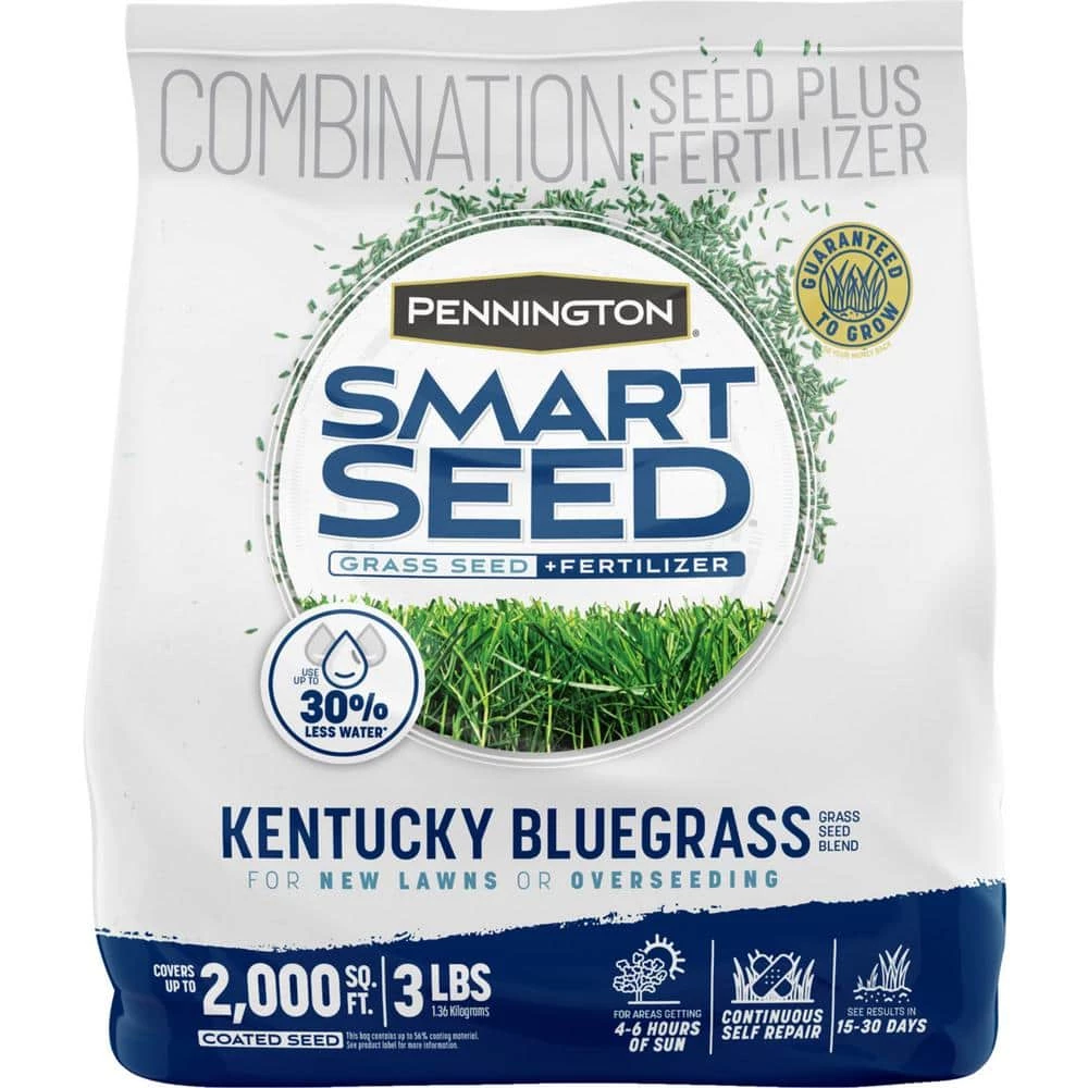 Pennington Smart Seed 3 lbs. Kentucky Bluegrass Grass Seed Blend 1 Pennington Smart Seed 3 lbs. Kentucky Bluegrass Grass Seed Blend