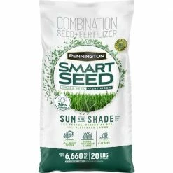 Pennington Smart Seed 20 lbs. Sun and Shade North Grass Seed and Fertilizer