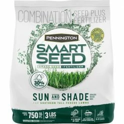 Pennington Smart Seed 3 lbs. Sun and Shade South Grass Seed and Fertilizer