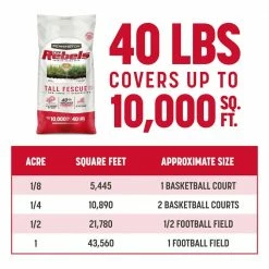 Pennington The Rebels 40 lbs. Tall Fescue Grass Seed Blend -Everbilt Sales Store pennington grass seed 100543731 77 1000