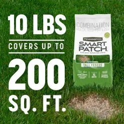 Pennington 10 lbs. Smart Patch Tall Fescue Grass Seed with Mulch, Fertilizer -Everbilt Sales Store pennington grass seed 100545665 1f 1000
