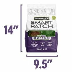Pennington 10 lbs. Smart Patch Dense Shade Grass Seed with Mulch, Fertilizer -Everbilt Sales Store pennington grass seed 100545666 76 1000