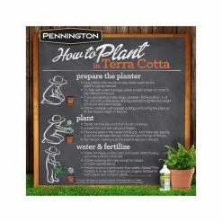Pennington 1.5 in. Terra Cotta Clay Pot Planter Feet (Set of 3) -Everbilt Sales Store pennington planter accessories 100012662 77 1000