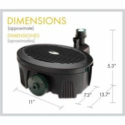 Pennington Aquagarden 200 Gal. In Pond 5-in-1 Pump with Cleaning Pod -Everbilt Sales Store pennington pond accessories 100541843 66 1000