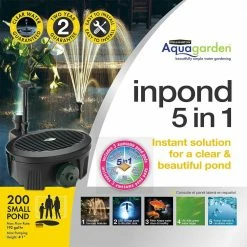 Pennington Aquagarden 200 Gal. In Pond 5-in-1 Pump with Cleaning Pod -Everbilt Sales Store pennington pond accessories 100541843 76 1000