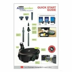 Pennington Aquagarden 300 GPH in Pond All-in-One Pump with Cleaning Pod -Everbilt Sales Store pennington pond accessories 100541844 1f 1000