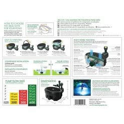 Pennington Aquagarden 600 GPH in Pond All-in-One Pump with Cleaning Pod -Everbilt Sales Store pennington pond accessories 100541845 31 1000