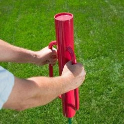 Everbilt 3 in. x 9 in. x 24 in. Metal Fence Post Driver -Everbilt Sales Store red everbilt garden fencing 901147eb 4f 1000