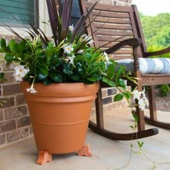 Pennington 18.5 in. Heavy Rimmed Large Terra Cotta Pot -Everbilt Sales Store terra cotta pennington plant pots 100043002 44 1000
