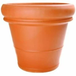 Pennington 18.5 in. Heavy Rimmed Large Terra Cotta Pot