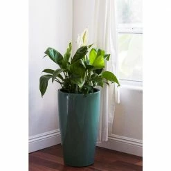 XBRAND 17 in. Tall Turquoise Plastic Nested Self Watering Indoor/Outdoor Round Planter Pot w/ Glossy Finish (Set of 2) 13 XBRAND 17 in. Tall Turquoise Plastic Nested Self Watering Indoor/Outdoor Round Planter Pot w/ Glossy Finish (Set of 2) -Everbilt Sales Store turquiose xbrand plant pots pl3448tur fa 1000