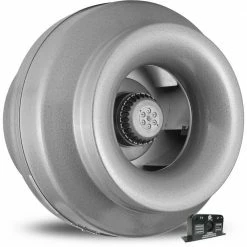 Vortex Powerfan 12 in. L 892 CFM Inline Fan with Current Sensor