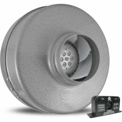 Vortex Powerfan 4 in. 220 CFM Inline Fan with Current Sensor