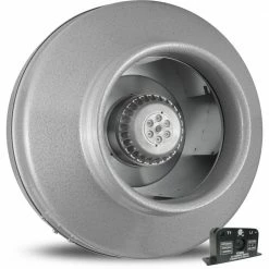 Vortex Powerfan 8 in. 739 CFM Inline Fan with Current Sensor
