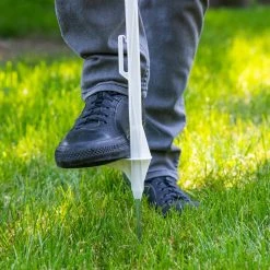 Everbilt 1 in. x 1 in. x 4 ft. Step-In Fence Post -Everbilt Sales Store white everbilt composite fence posts 901120eb 1f 1000